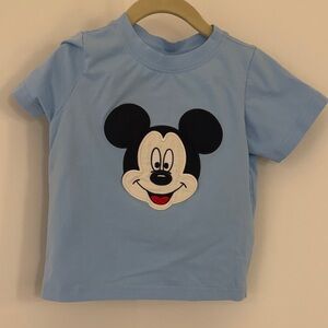 Light Blue Kids' T-Shirt with Cartoon Character
